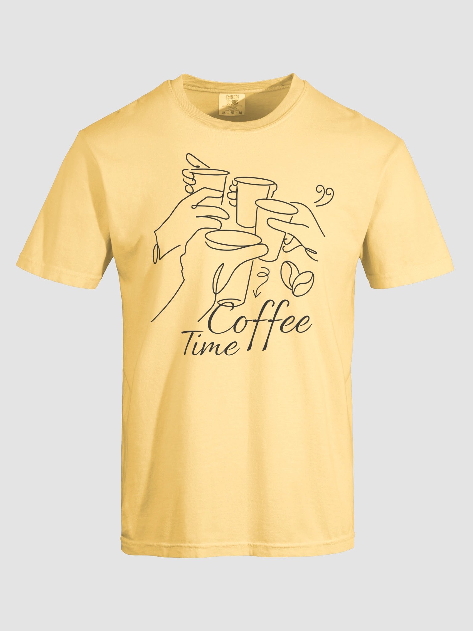 Coffee Time Line Art Tee product image (39)