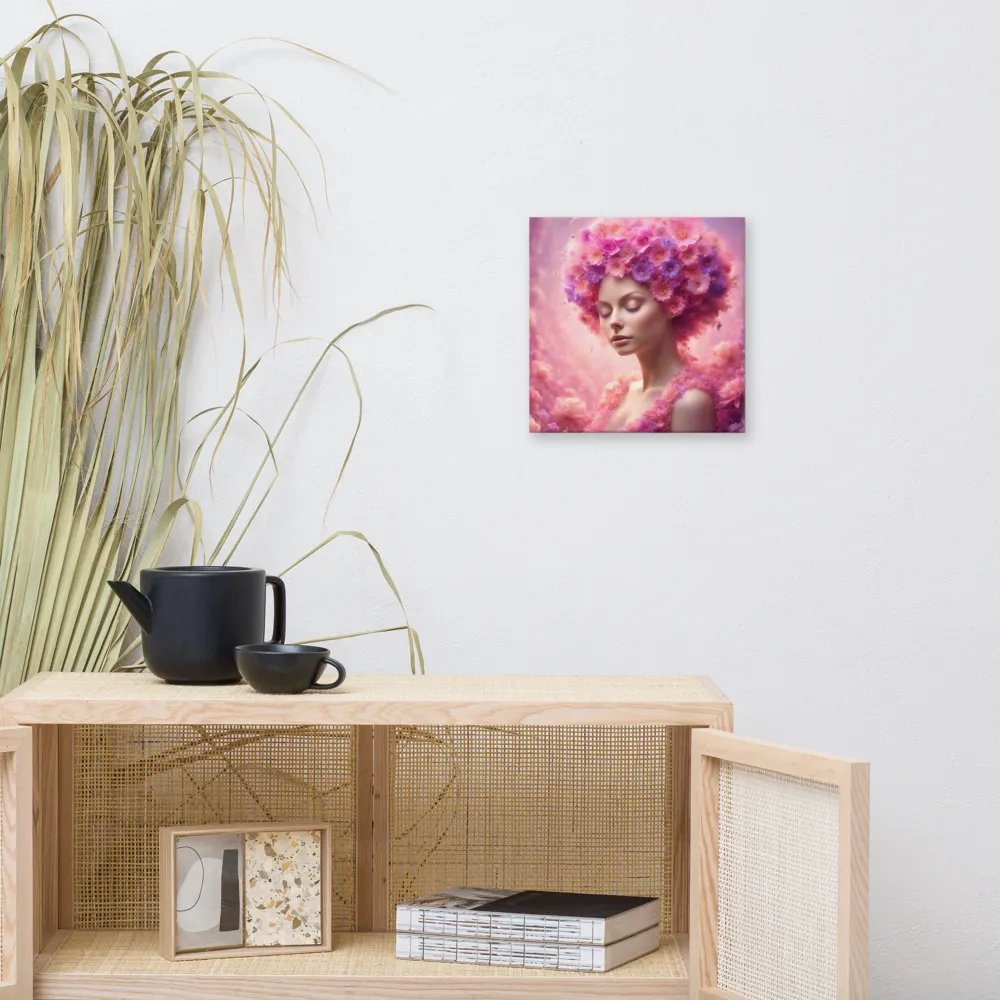 Pink Flower Girl Wall Art product image (10)