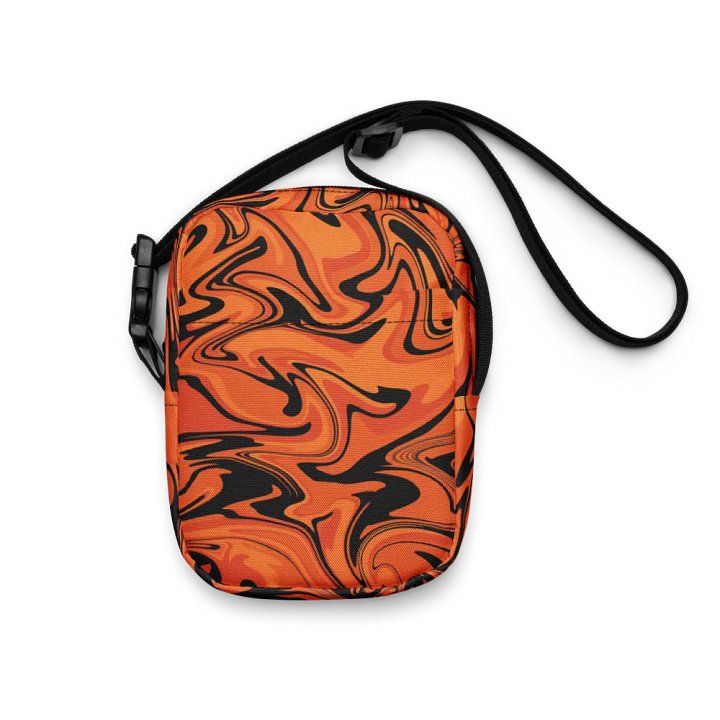 Orange Swirl Utility Crossbody Bag product image (1)