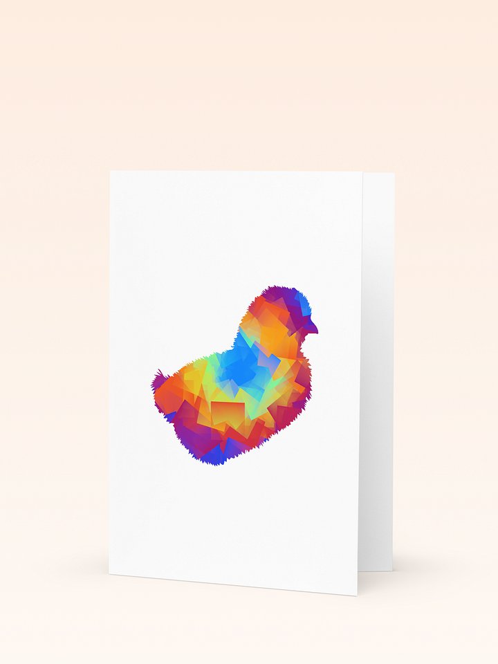 Vibrant Greeting Card - Chick product image (1)