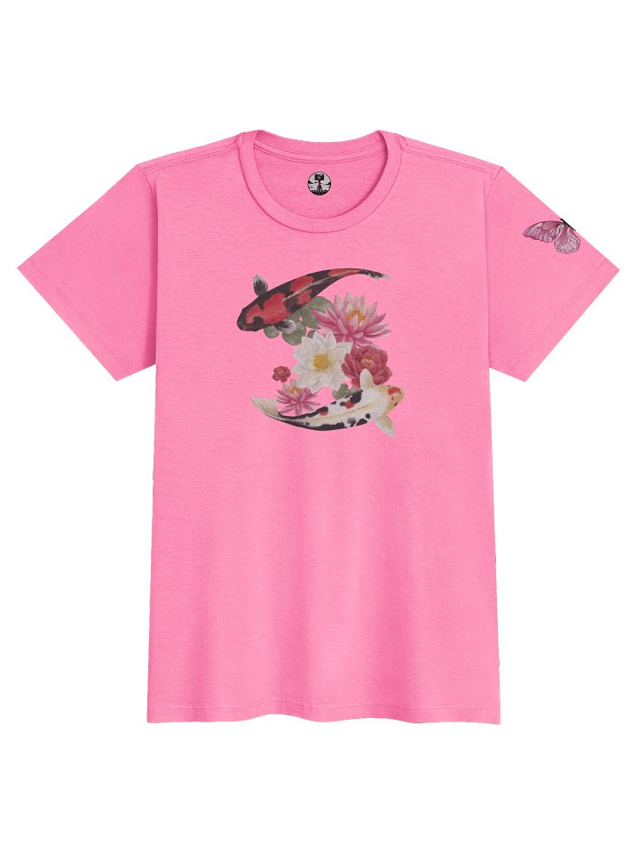 Koi & Sakura w/ Flowers Womens Shirt product image (5)