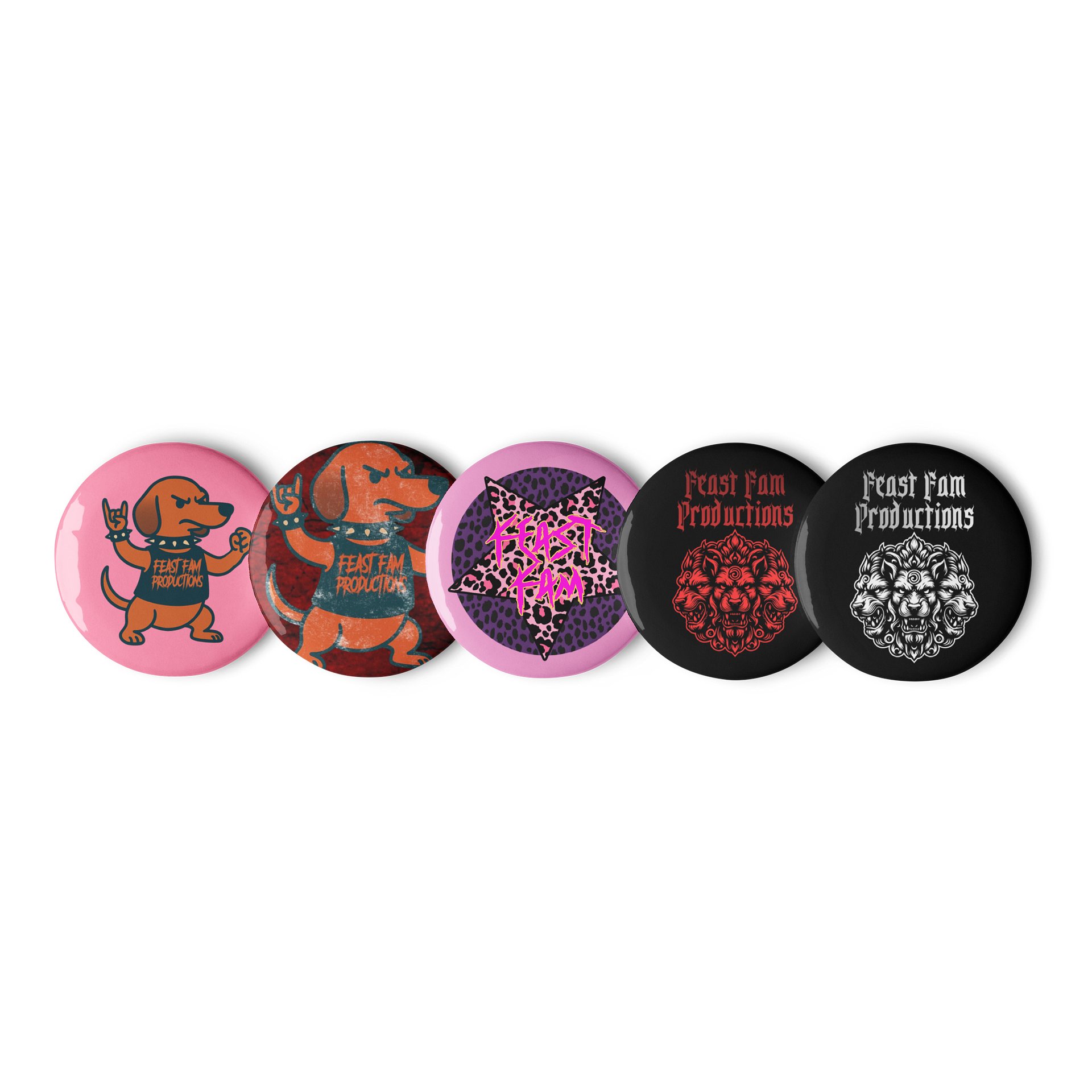 Feast Fam Productions Button Set product image (1)