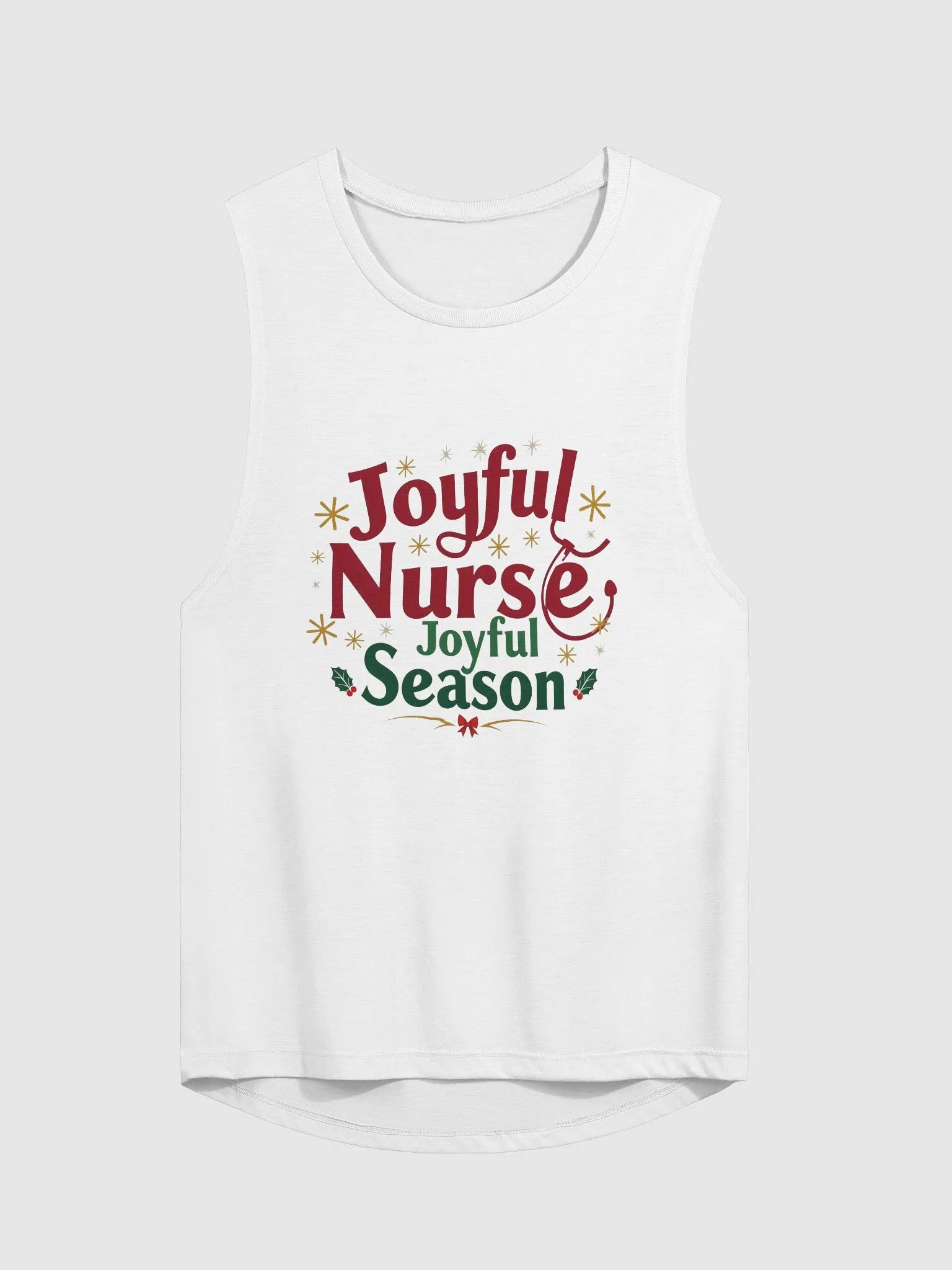 Joyful Nurse Festive Muscle Tank product image (1)