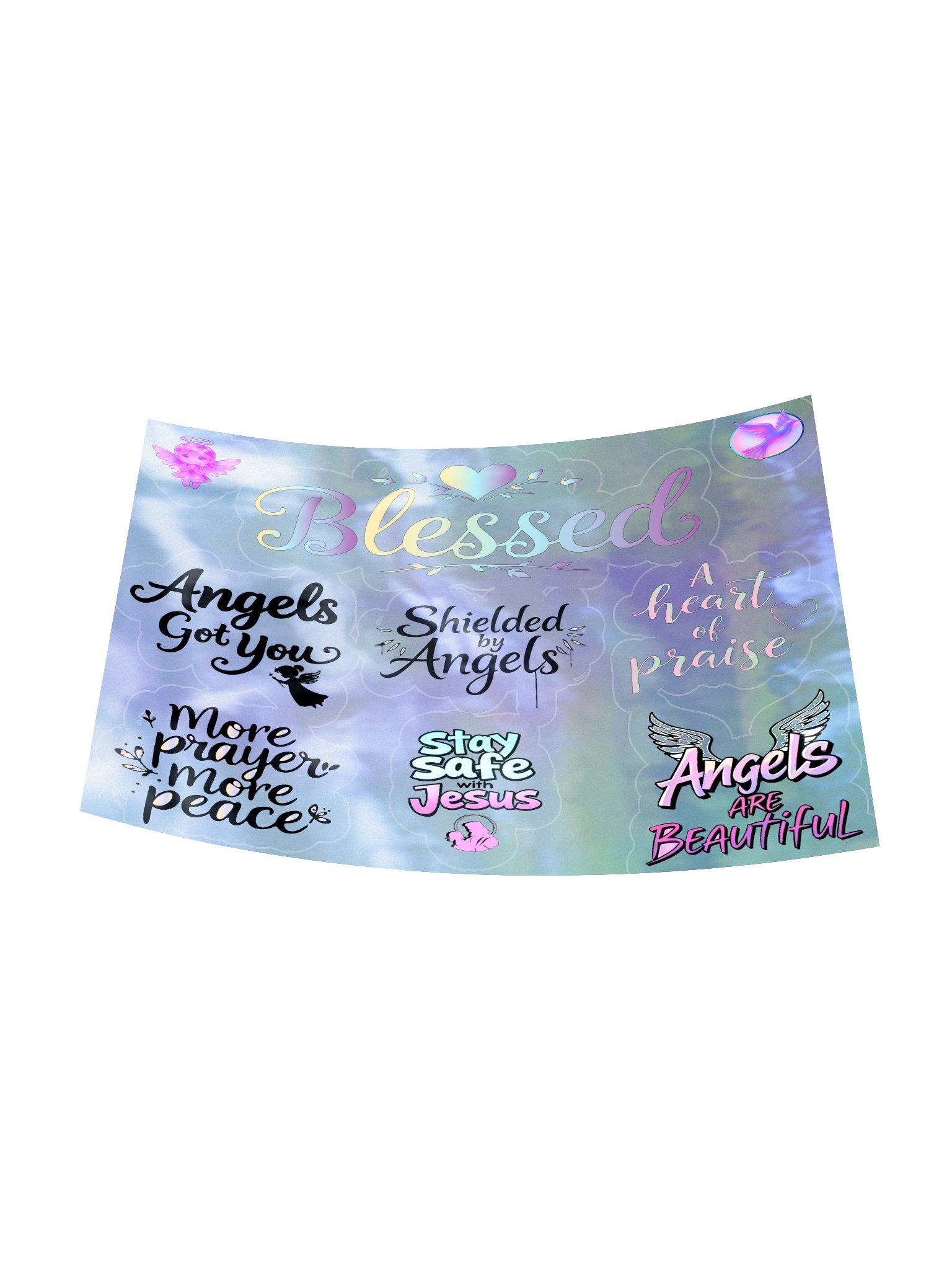 Blessed Holographic Sticker Sheet product image (6)