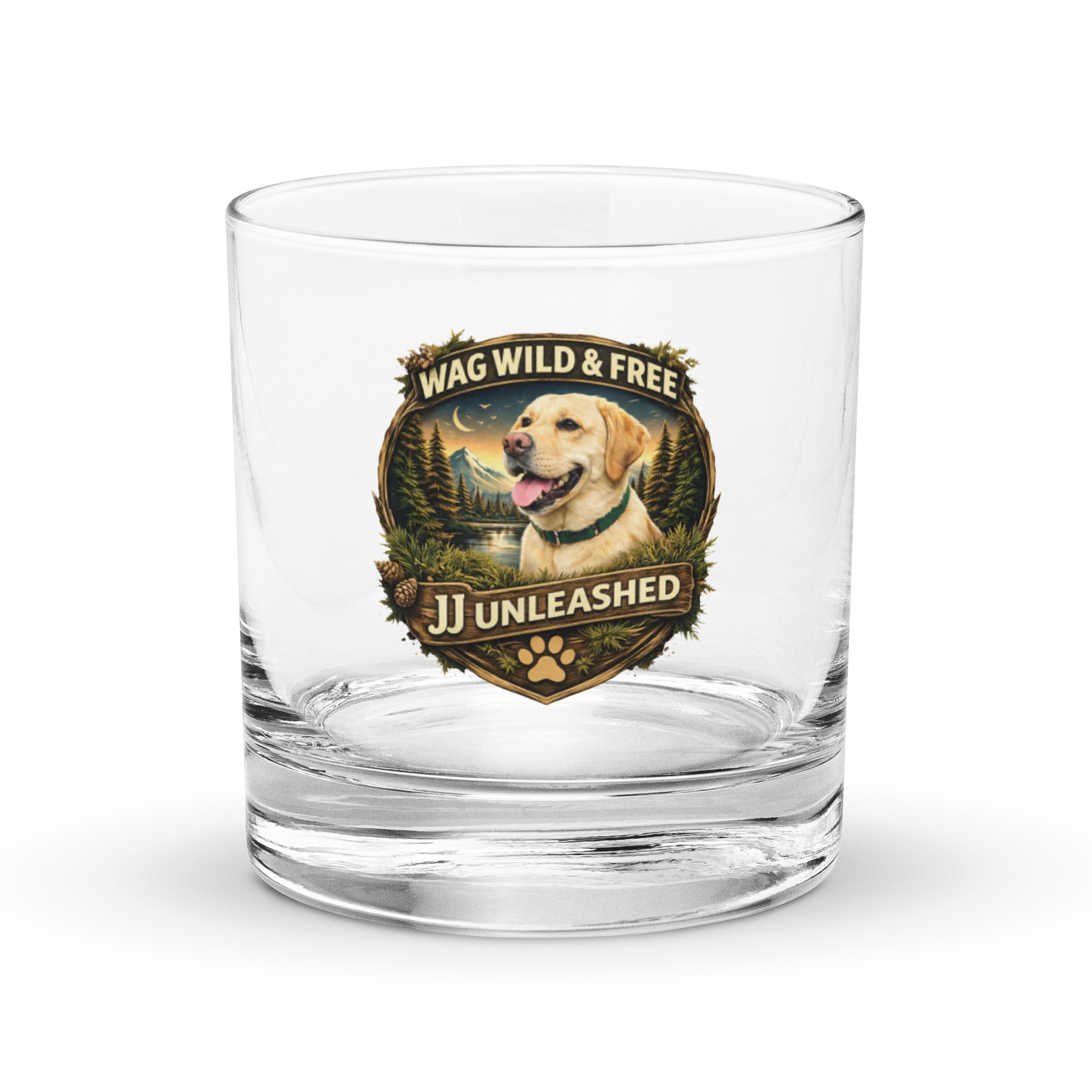 Wag Wild & Free Rock Glass product image (1)
