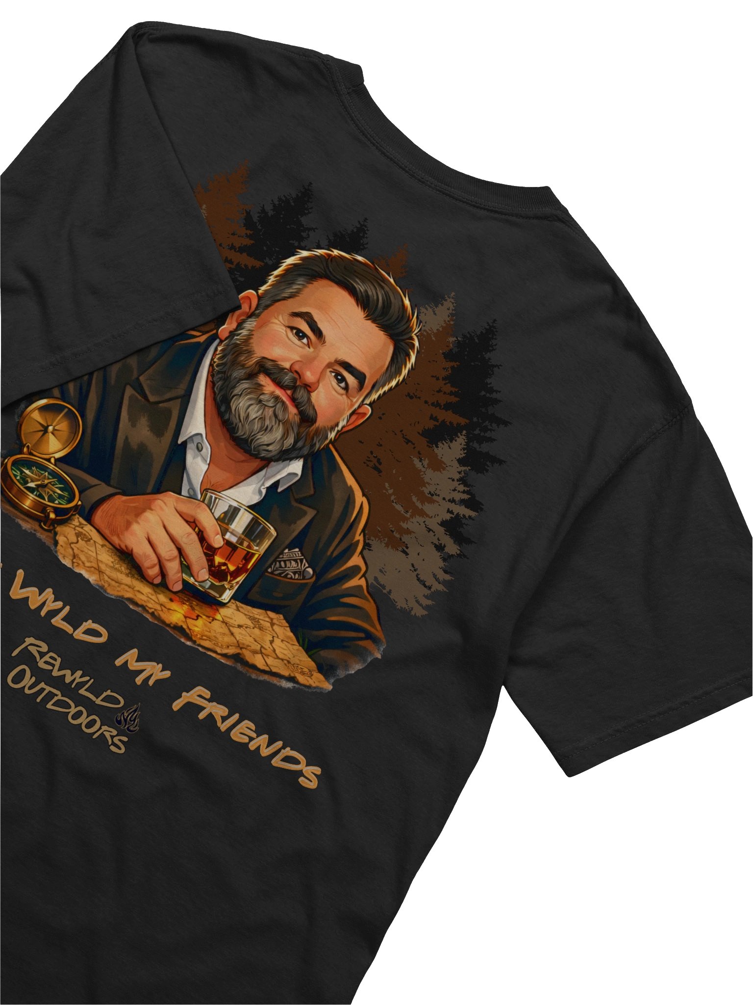 Wilderness Explorer Whiskey T-Shirt product image (6)