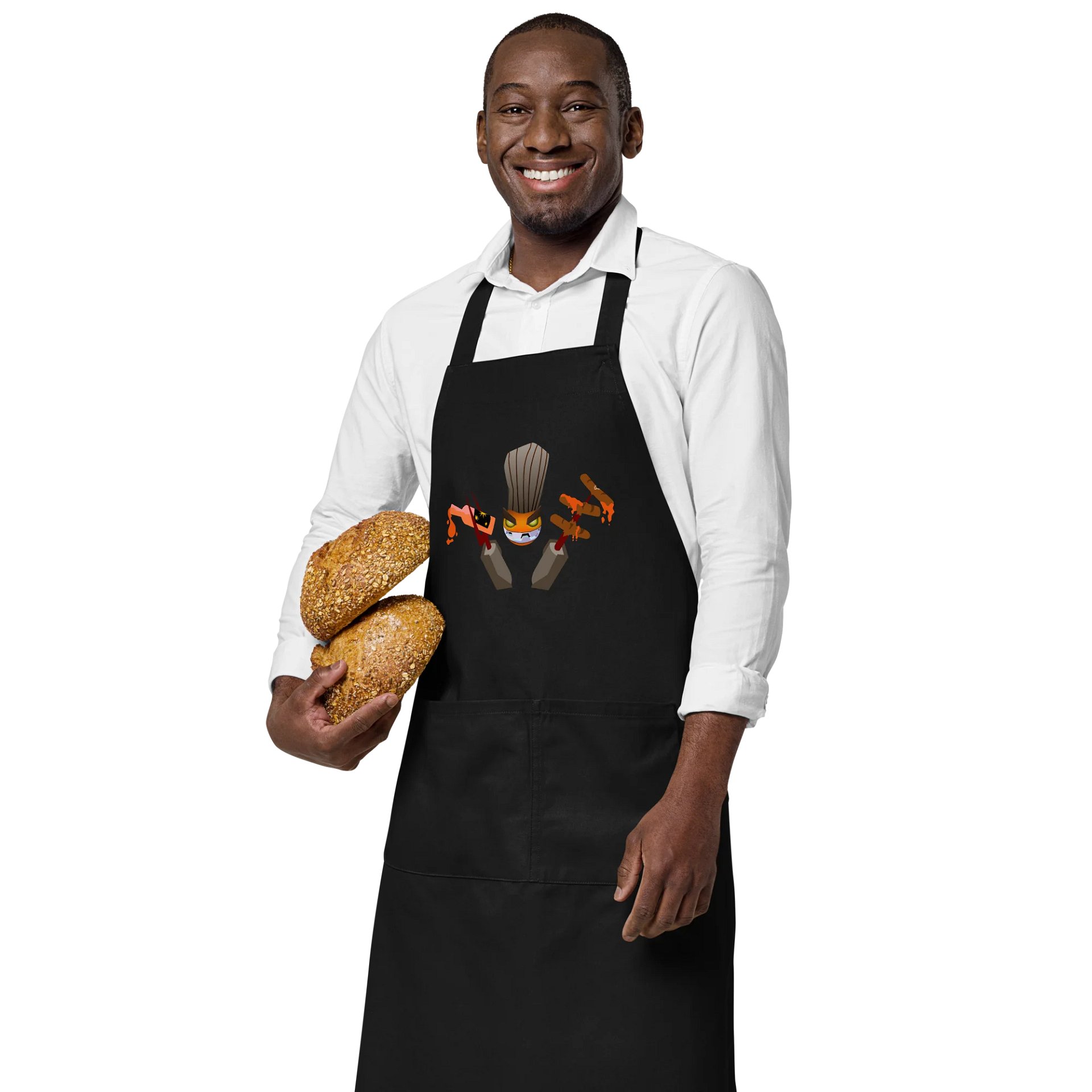 Grill-Bot Cooking Apron (Inspired by Drill X) product image (3)