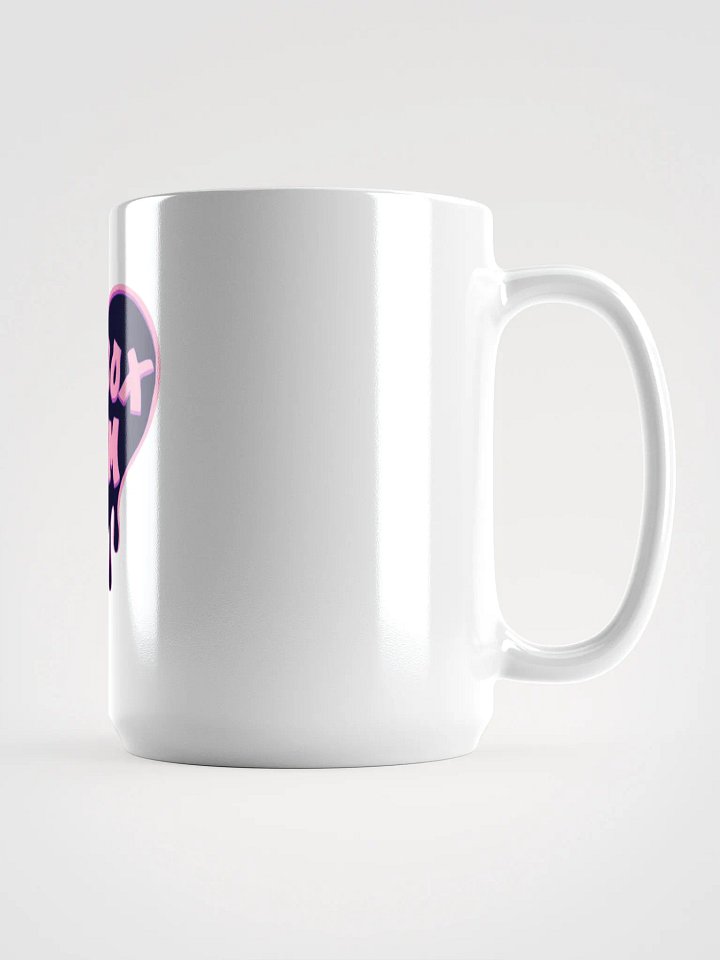 HOT BOX FAM BLACK AND PINK LOGO COFFEE MUG product image (1)