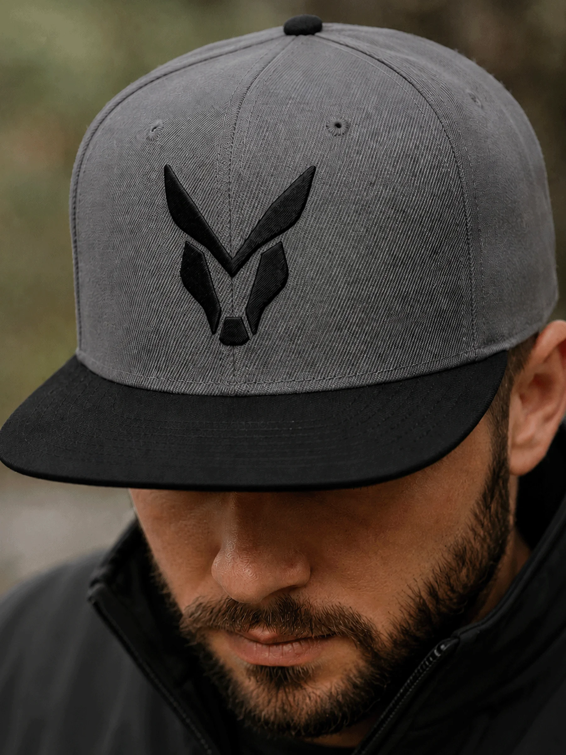 The Mule Embroidered Wool Blend Snapback product image (2)