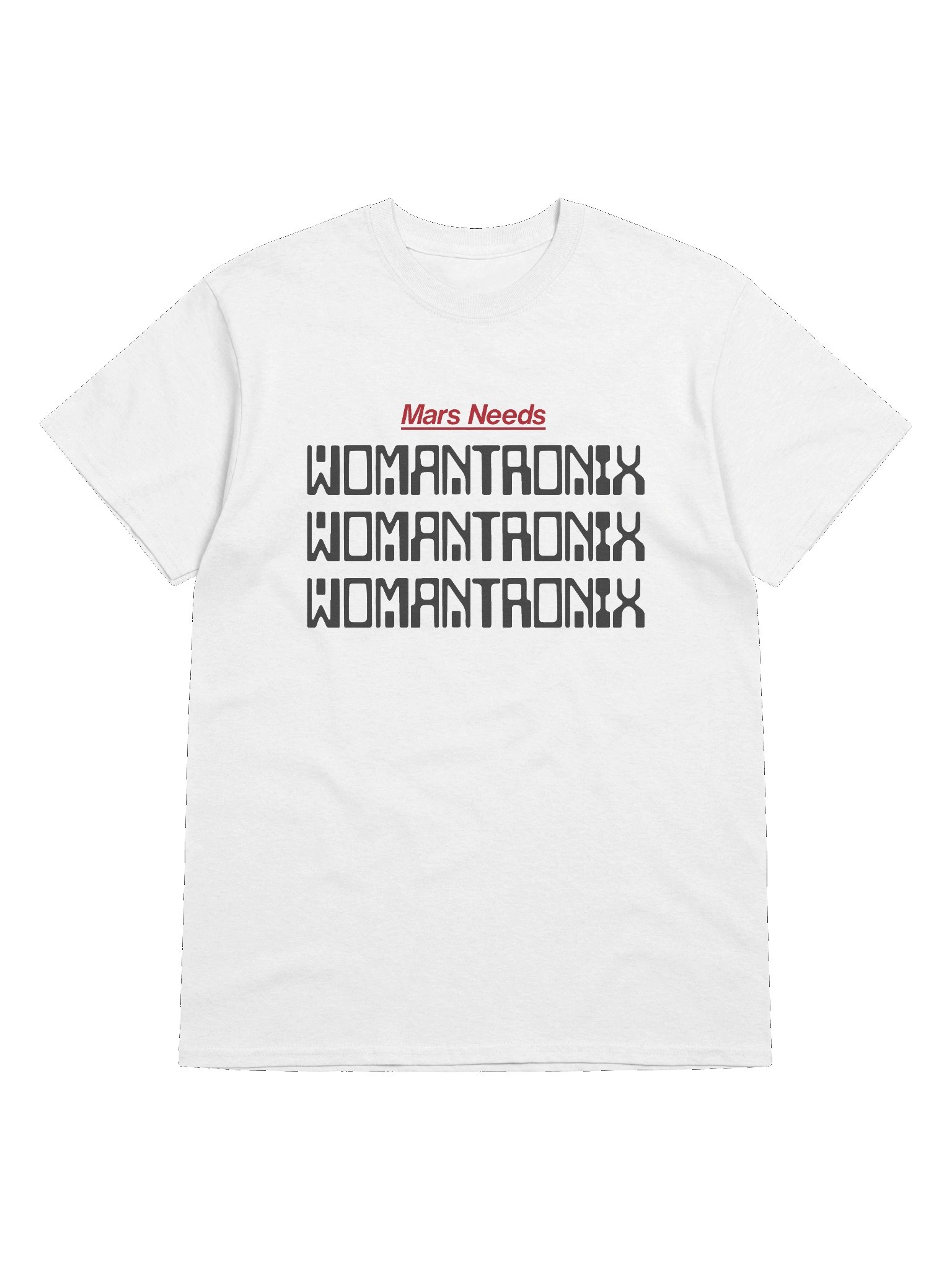 Womantronix Tee (Black Print) product image (1)