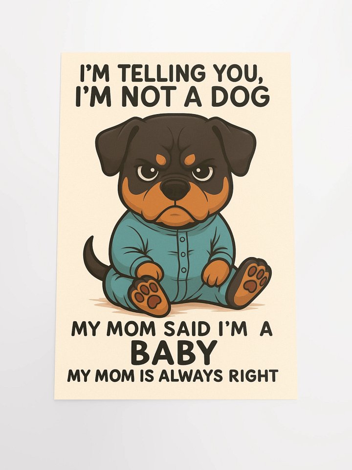 Baby Rottweiler Poster product image (3)