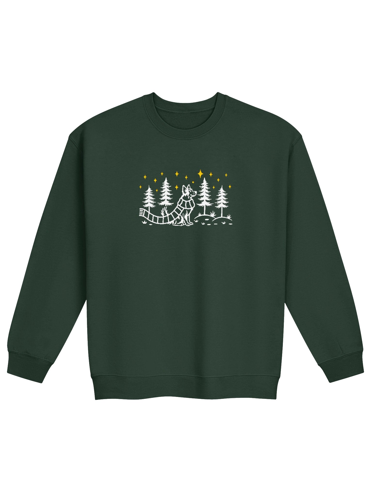 Australian Cattle Dog(2) Winter/Christmas Line Art Design Embroidered Sweatshirt product image (17)