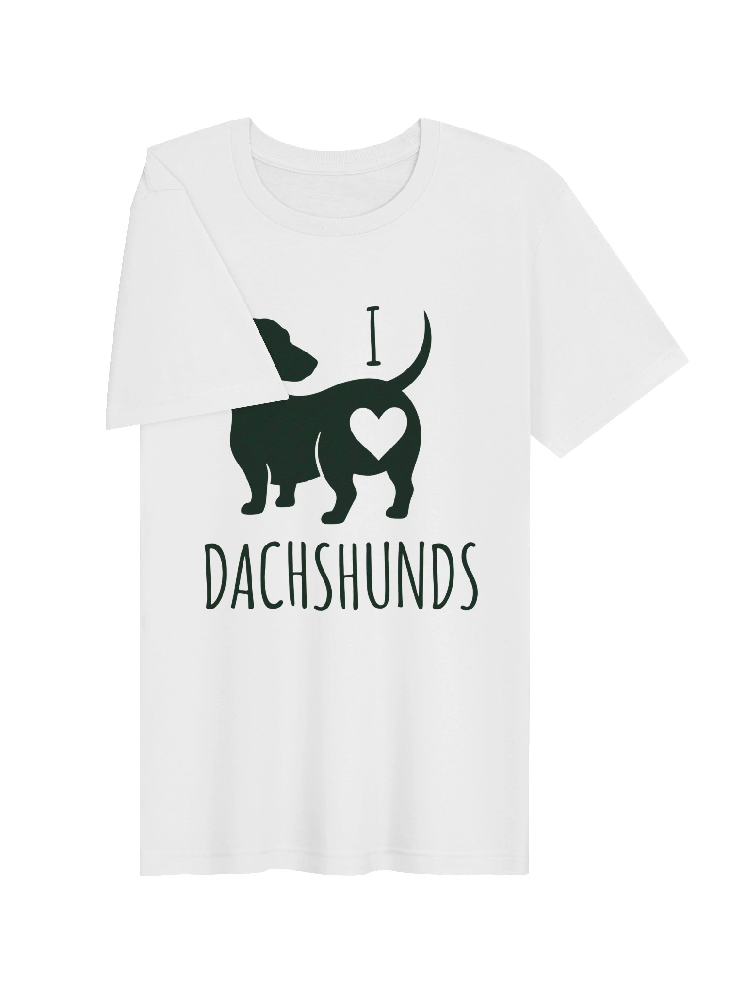 I LOVE DACHSHUNDS tshirt product image (83)