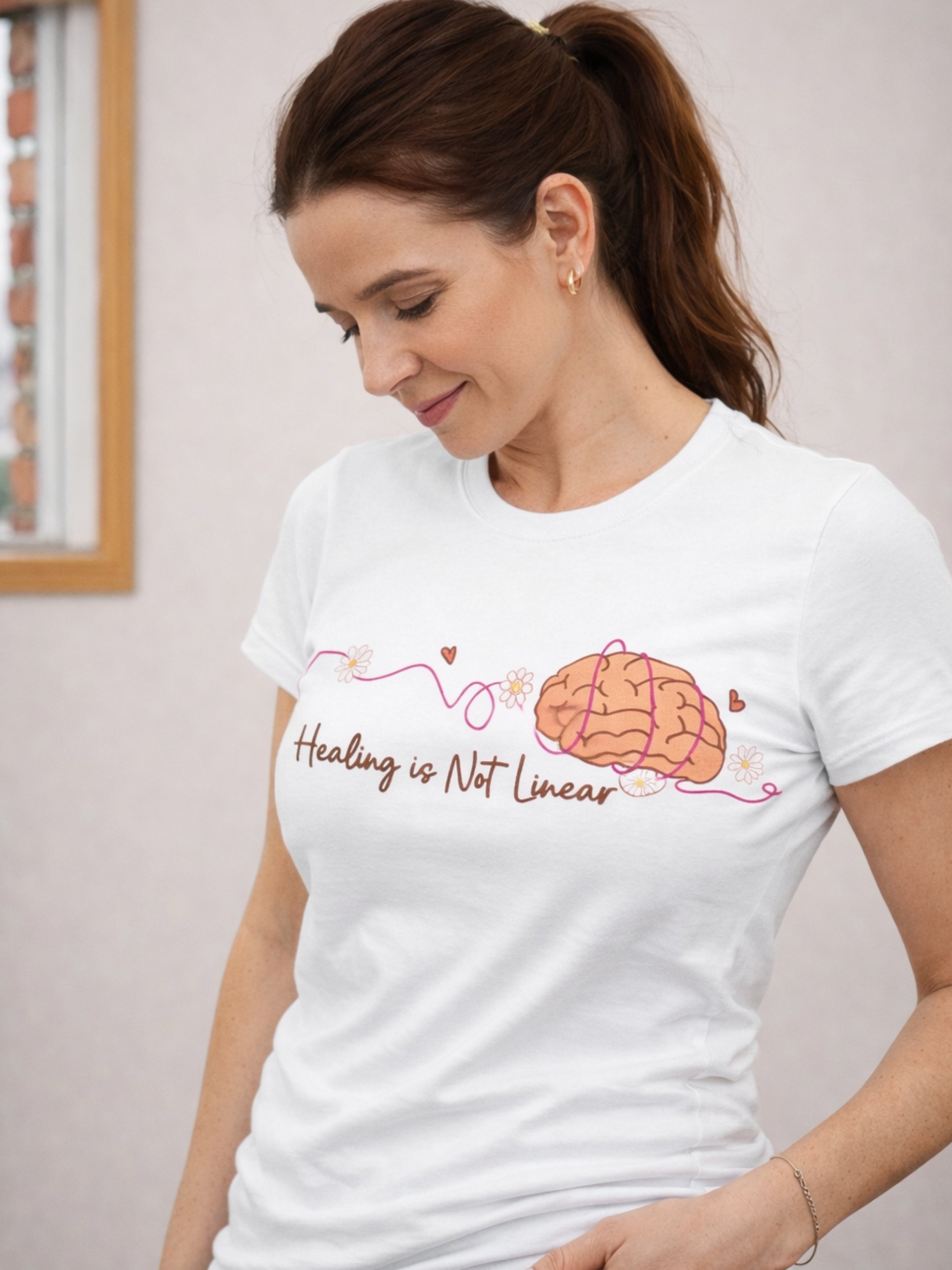 Healing Is Not Linear Unisex T-Shirt product image (3)
