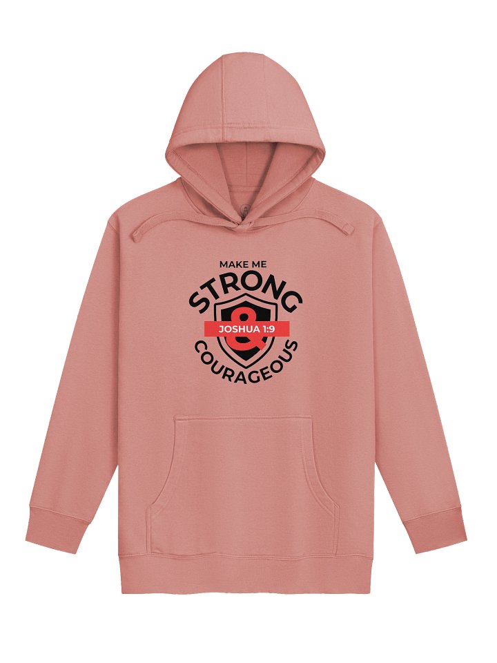 Make Me Strong & Courageous — Light Premium Hoodie product image (3)