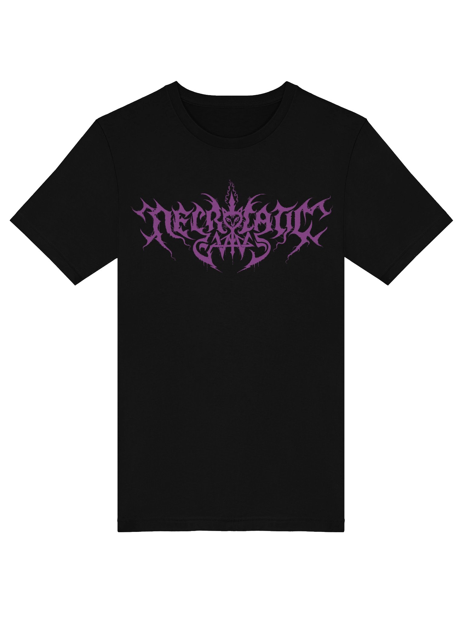 Purple NecroCaticGames Logo T-Shirt product image (5)