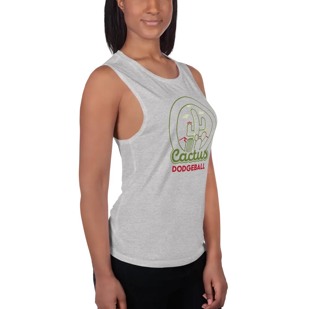 Cactus Dodgeball Women's Muscle Tank product image (21)