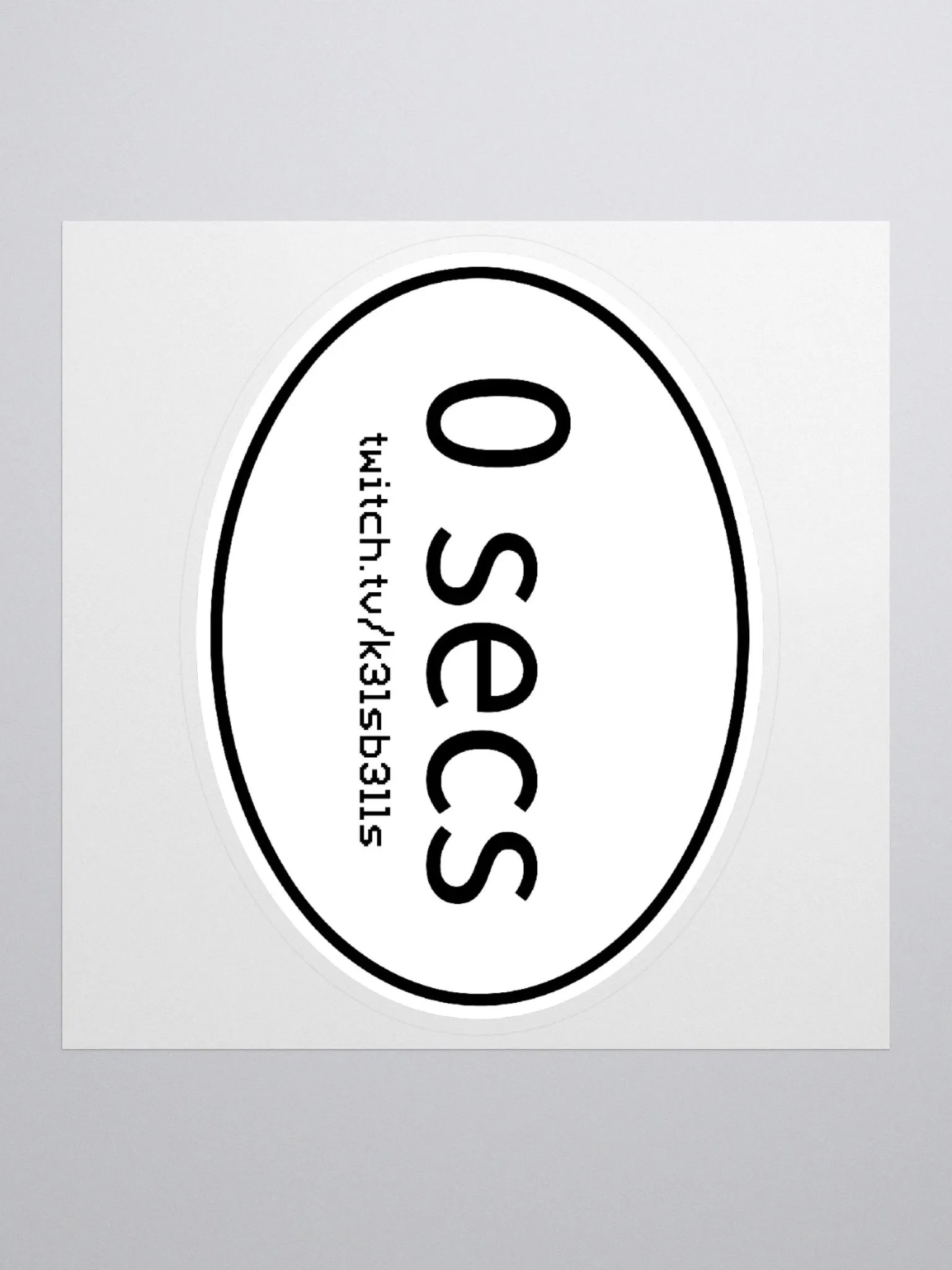 0 secs Sticker product image (1)