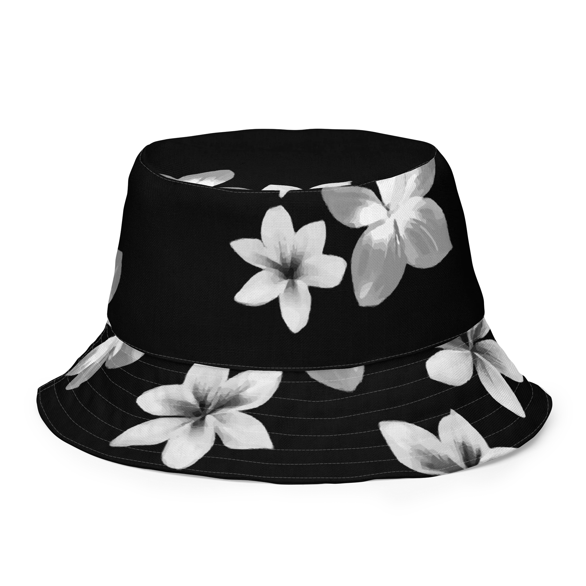 Volcanic Ash - Caribbean Soufriere Flower Print | Reversible Bucket Hat product image (1)