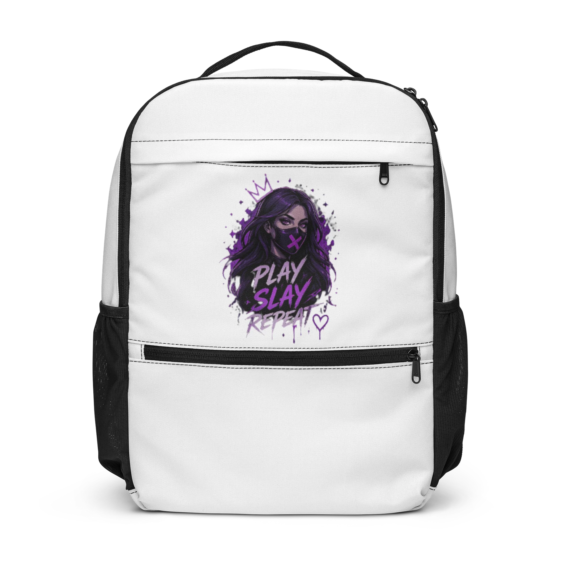 Royal Rebellion Play + Slay All-Over Print Backpack product image (1)