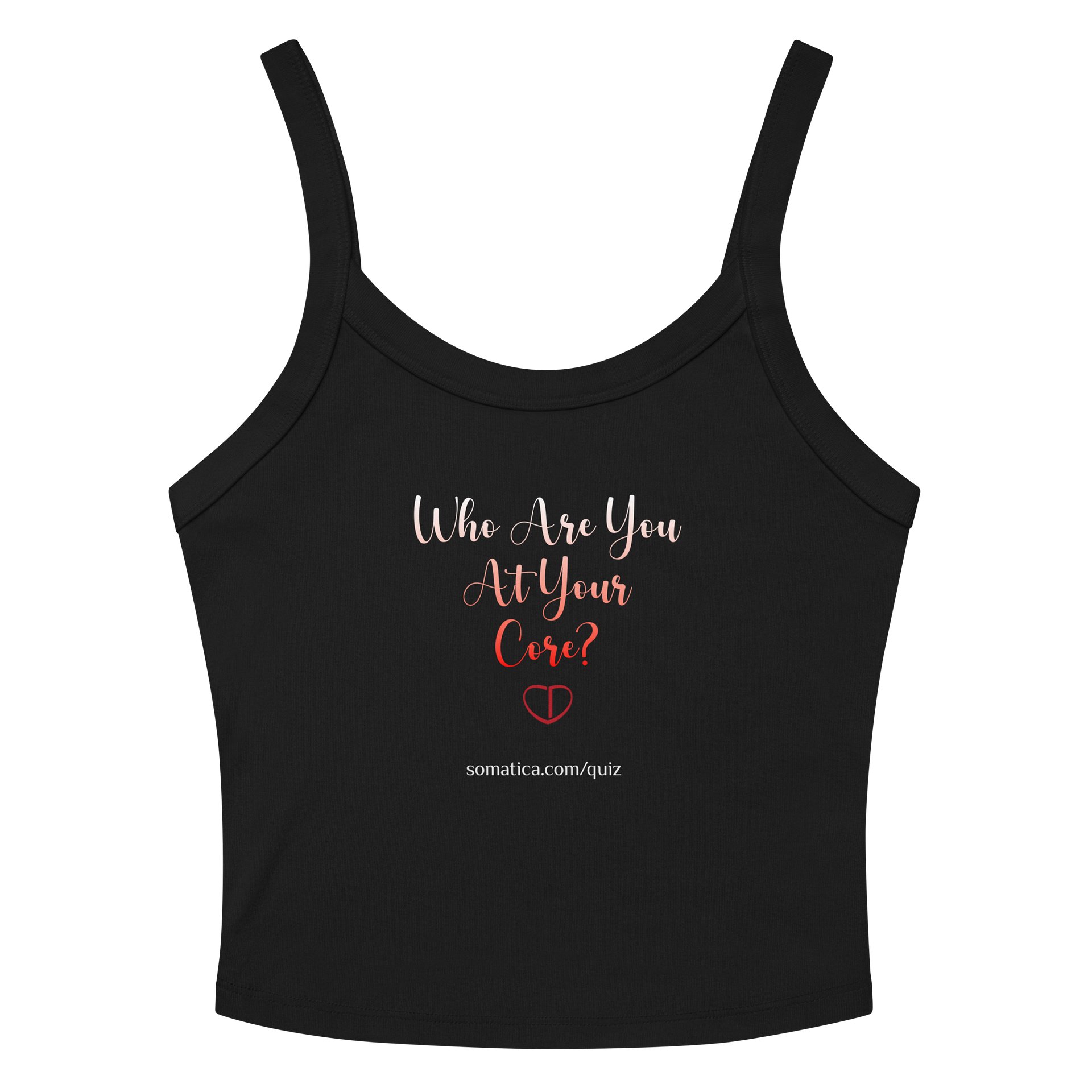 Who are you at your core on Women's Micro-Rib Tank Top product image (6)