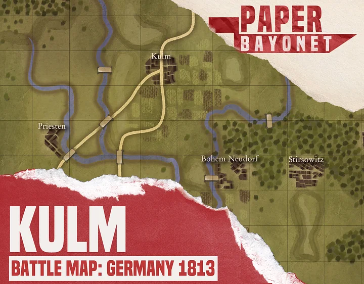 Kulm battle map. product image (1)