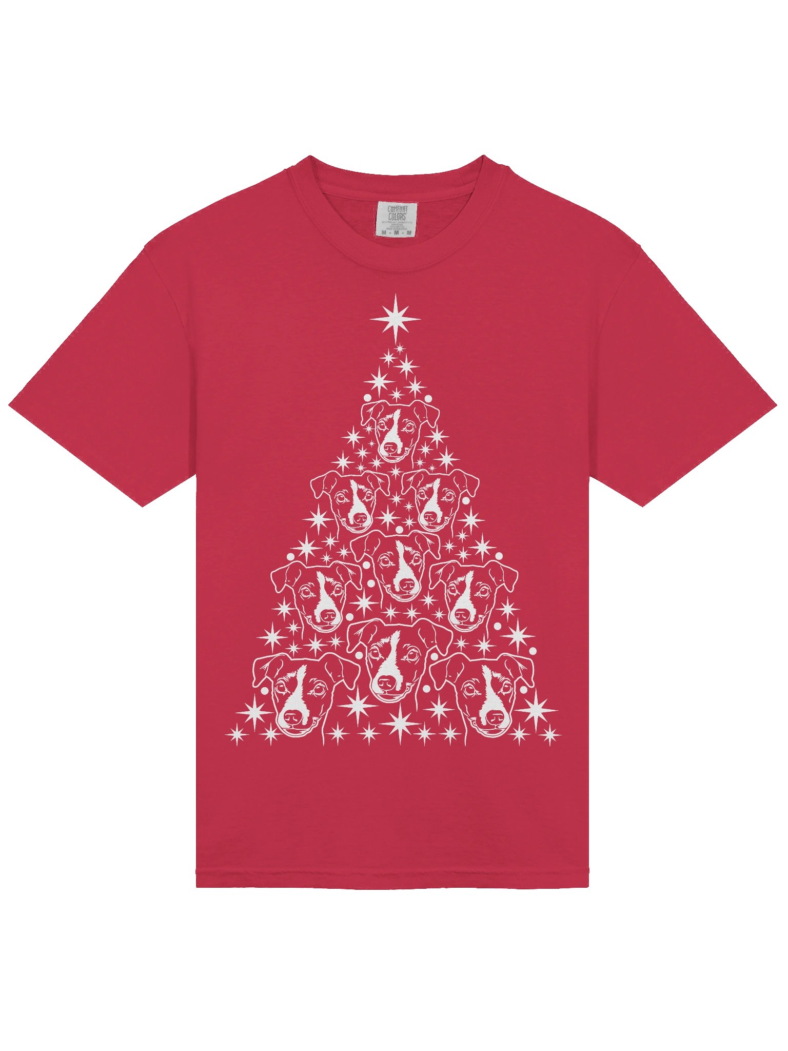 Jack Russell Terrier Christmas Tree T-Shirt product image (5)