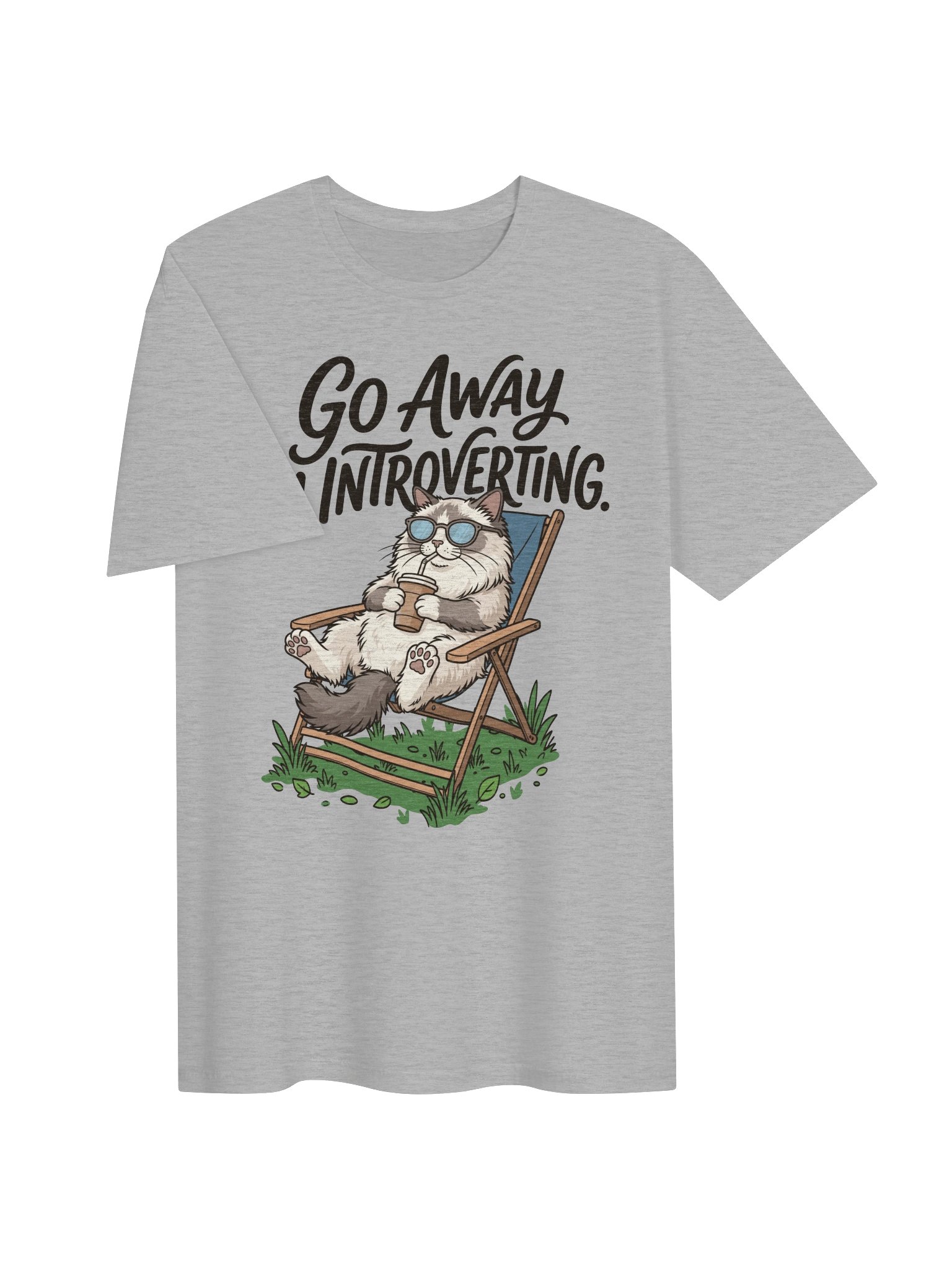 Go Away I'm Introverting Tee product image (4)