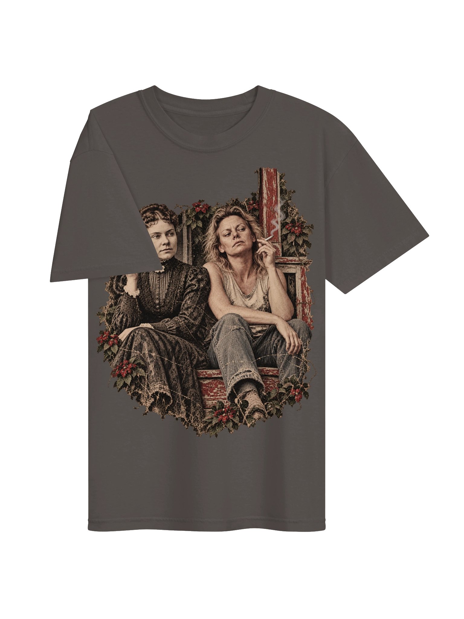 Lizzie Borden & Aileen Wuornos Smoke Break Tee product image (2)