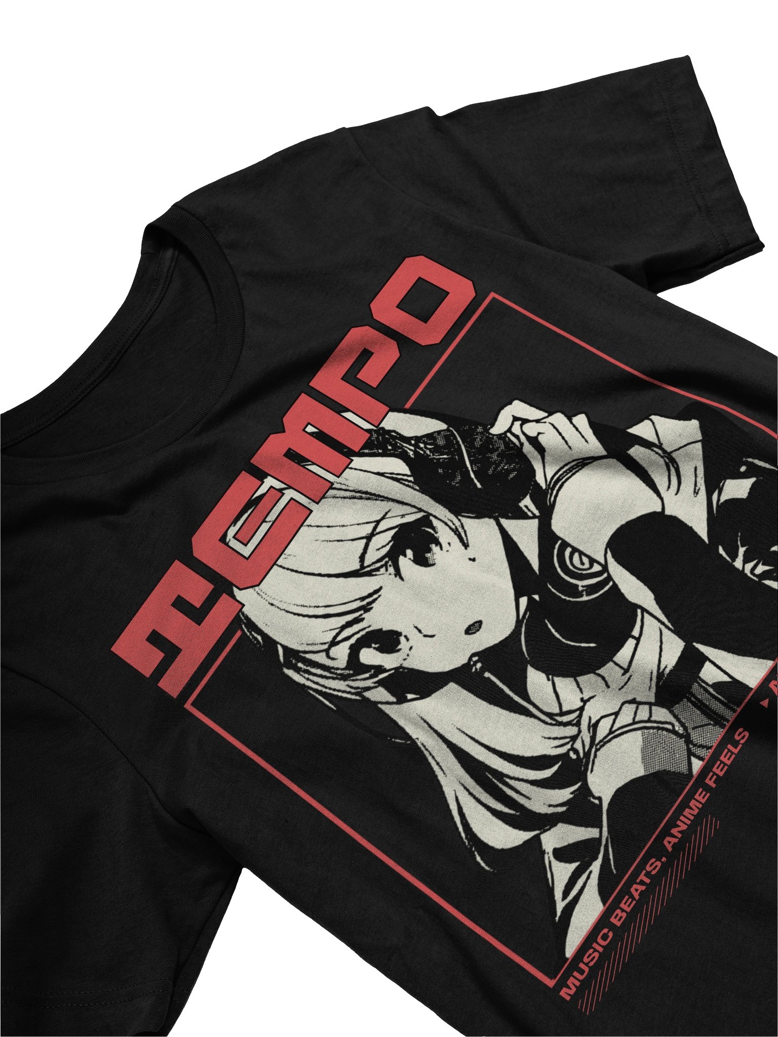 Stylish Anime Waifu Girl T-Shirt for Music and Manga Fans product image (3)