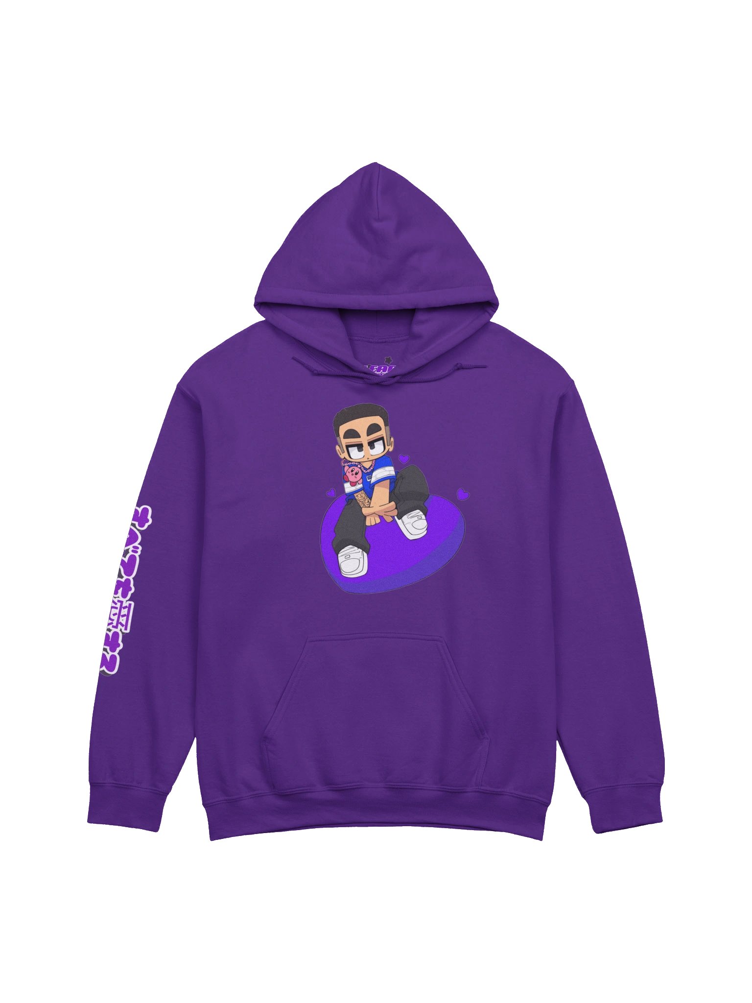 PURPLE HEARTZ HOODIE product image (3)