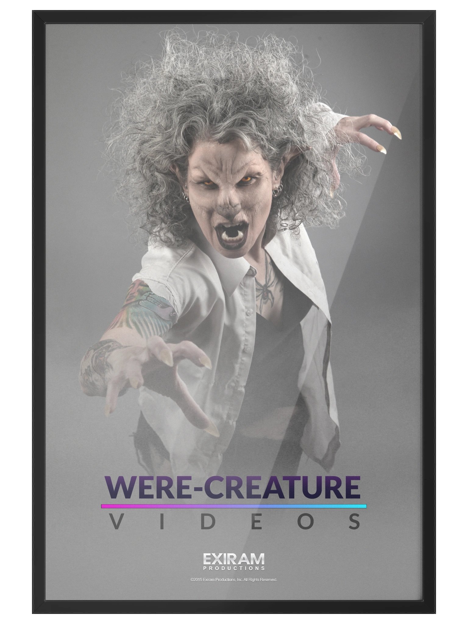 Were-Creature Videos - Framed Poster product image (4)