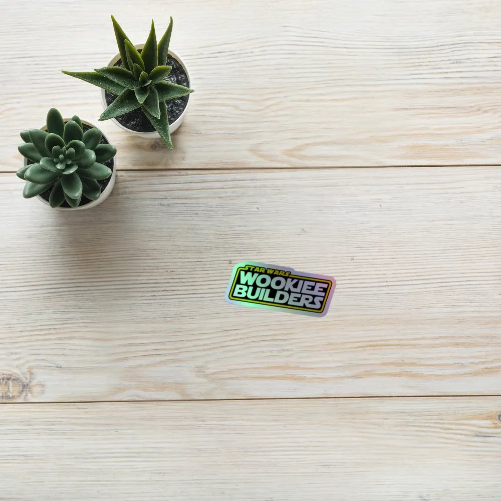 Wookiee Builders Logo Sticker (Holo) product image (10)
