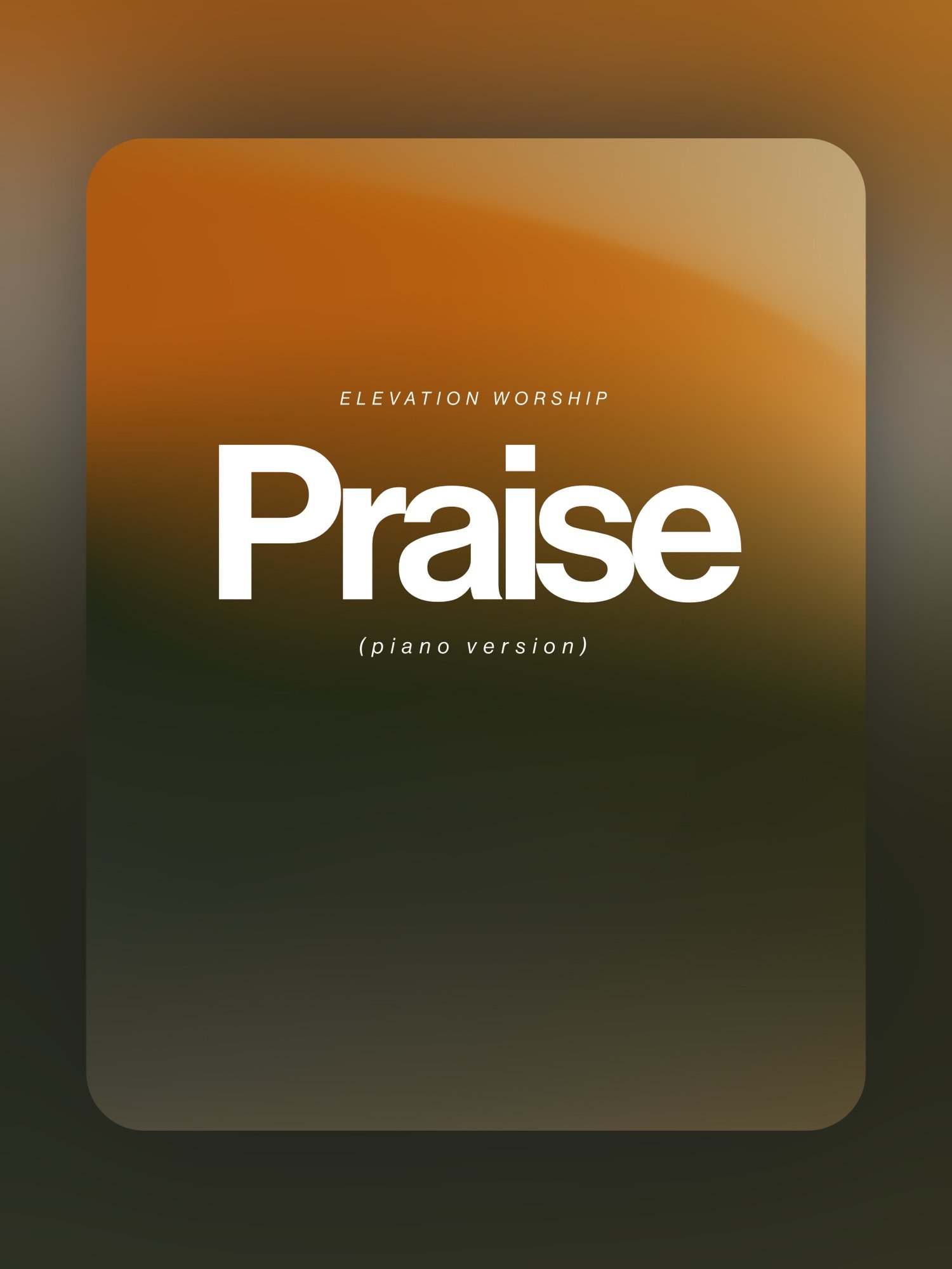Praise - Elevation Worship product image (1)