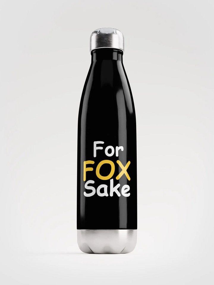 For Fox Sake Stainless Steel Water Bottle product image (1)