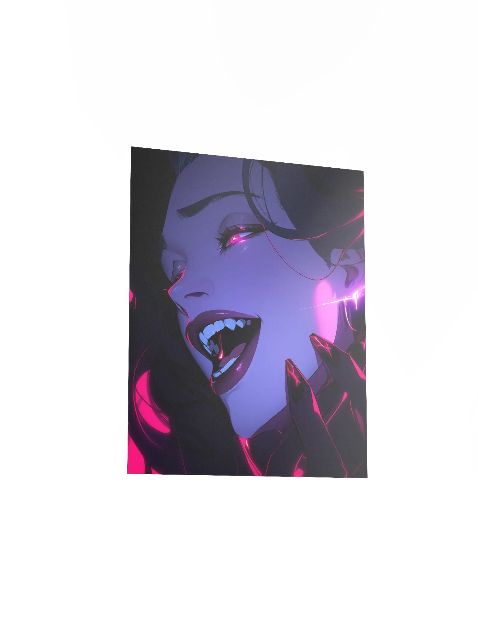 Neon Nocturnal Vamp Poster product image (15)