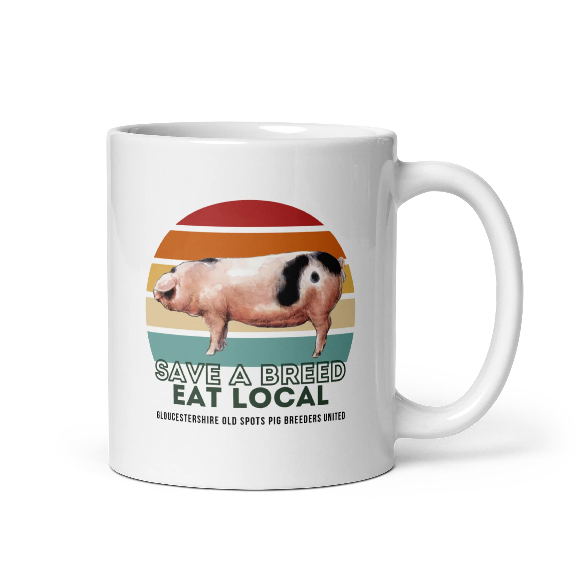 Glocestershire Old Spots Pig Breeders Mug product image (1)