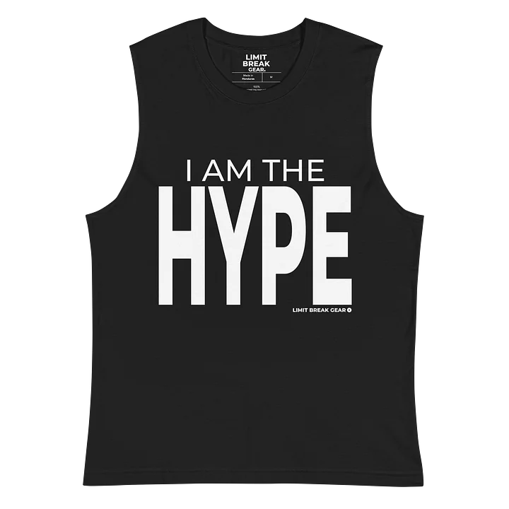 I am the Hype Muscle tee - black product image (2)