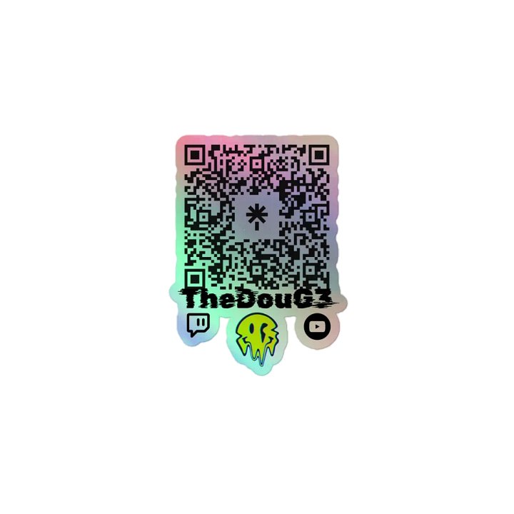 Holo-QR Code Sticker Sheet product image (1)