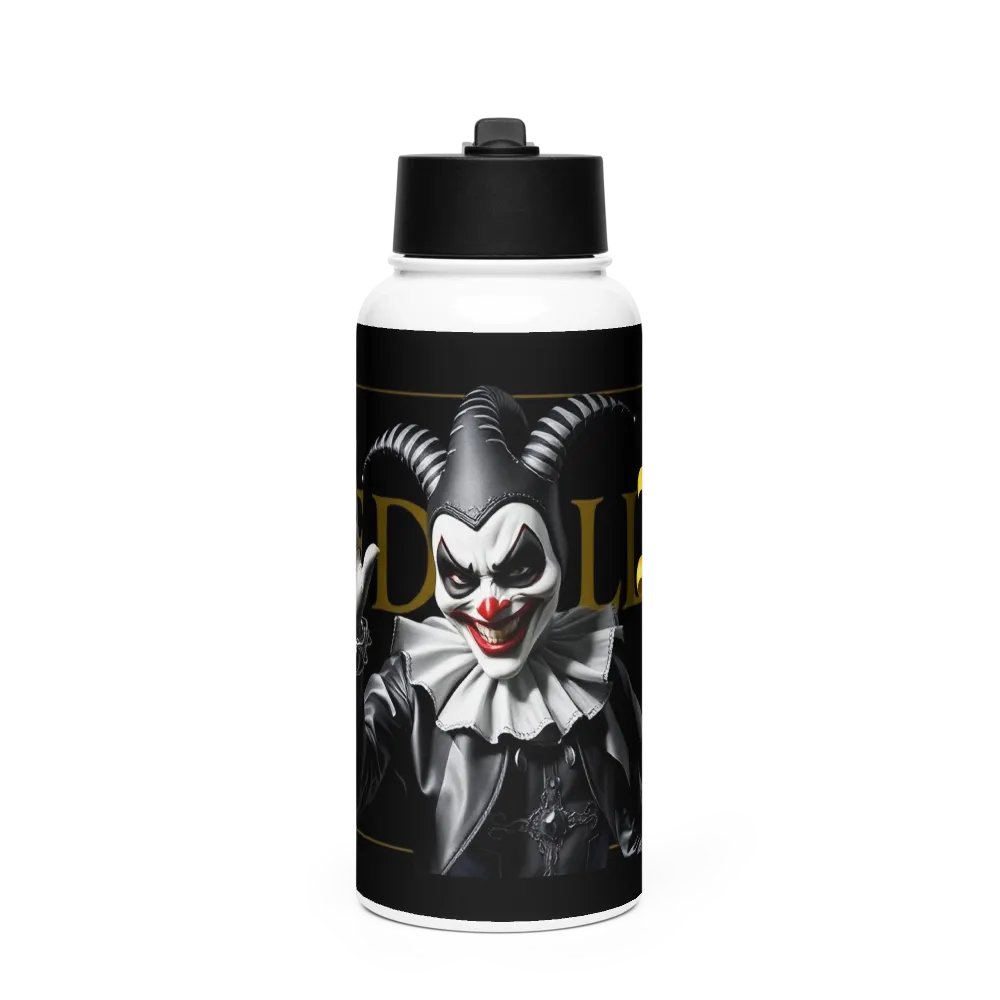 Sinister Jester Stainless Steel Water Bottle product image (1)