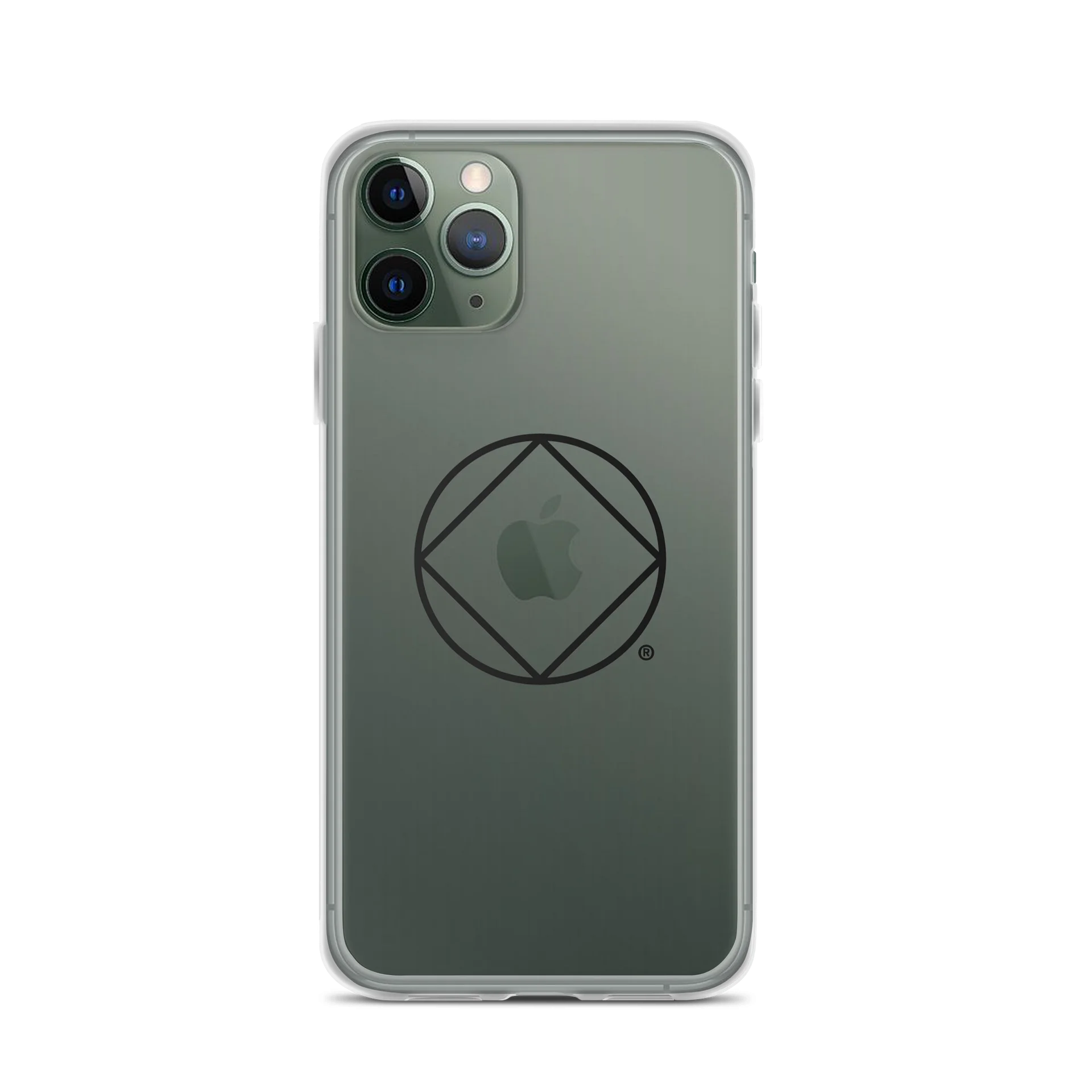 Geometric Logo Clear iPhone Case (SE/ 11 Pro - 17 Pro) product image (1)
