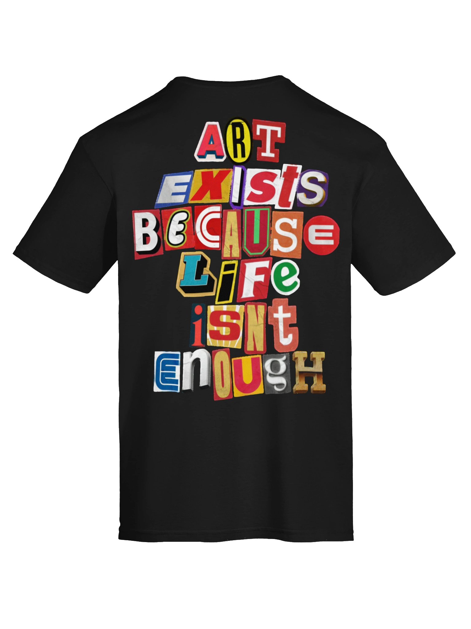 ART NOT EXITS Color Block Graphic Tee product image (37)