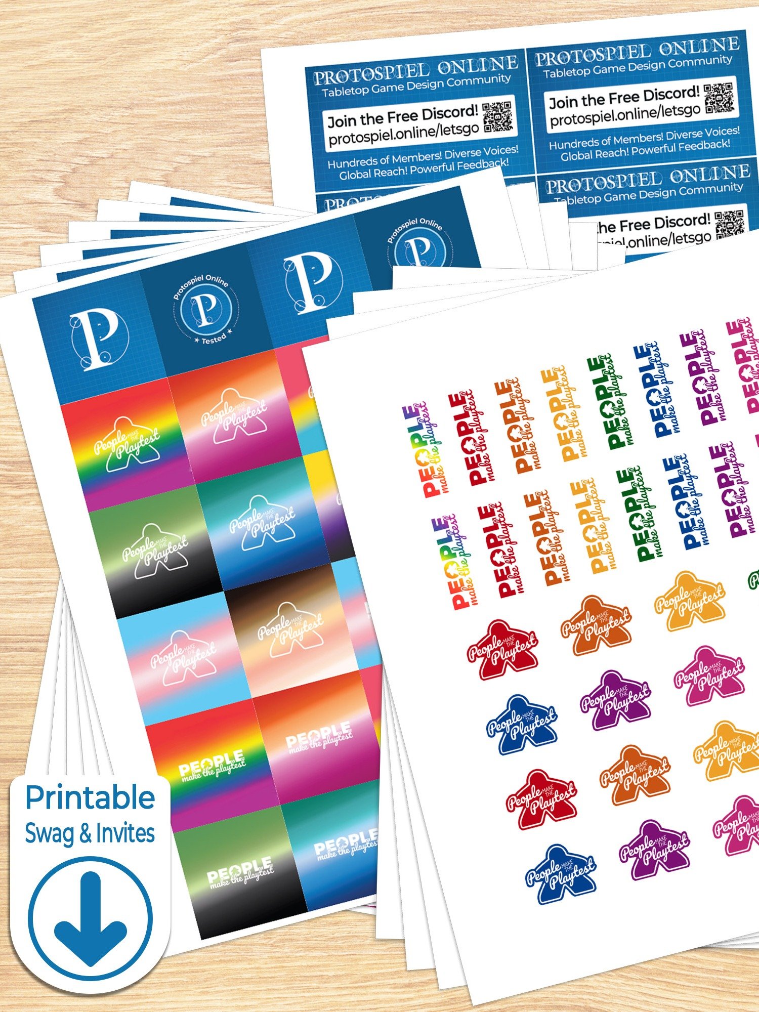 Pride Colors PMTP Sticker Sheet Ambassador Kit product image (2)
