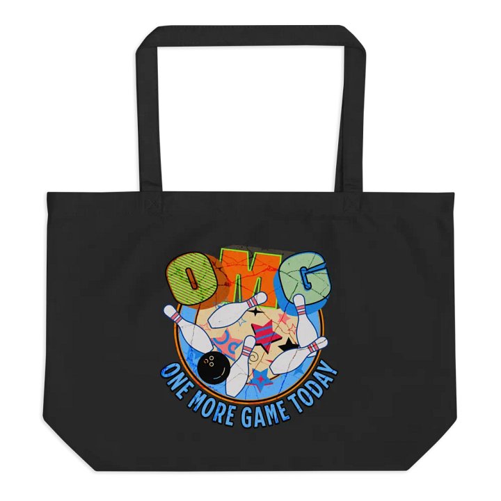 OMG One More Game Today Bowling Strike Again Tote product image (1)