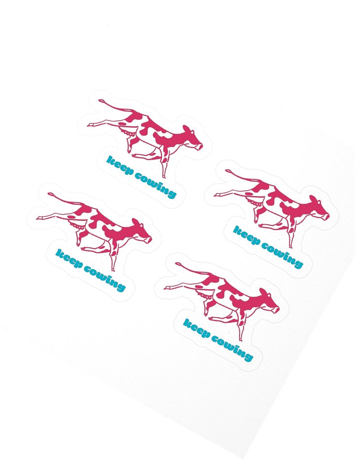 keep cowing - Sticker product image (2)