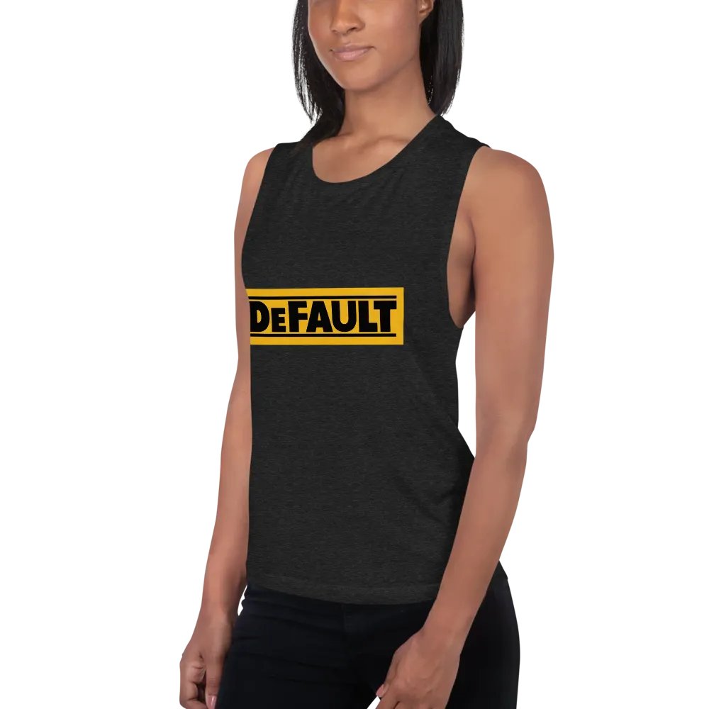 DeWalt DeFault Bella+Canvas Women's Flowy Muscle Tank product image (2)