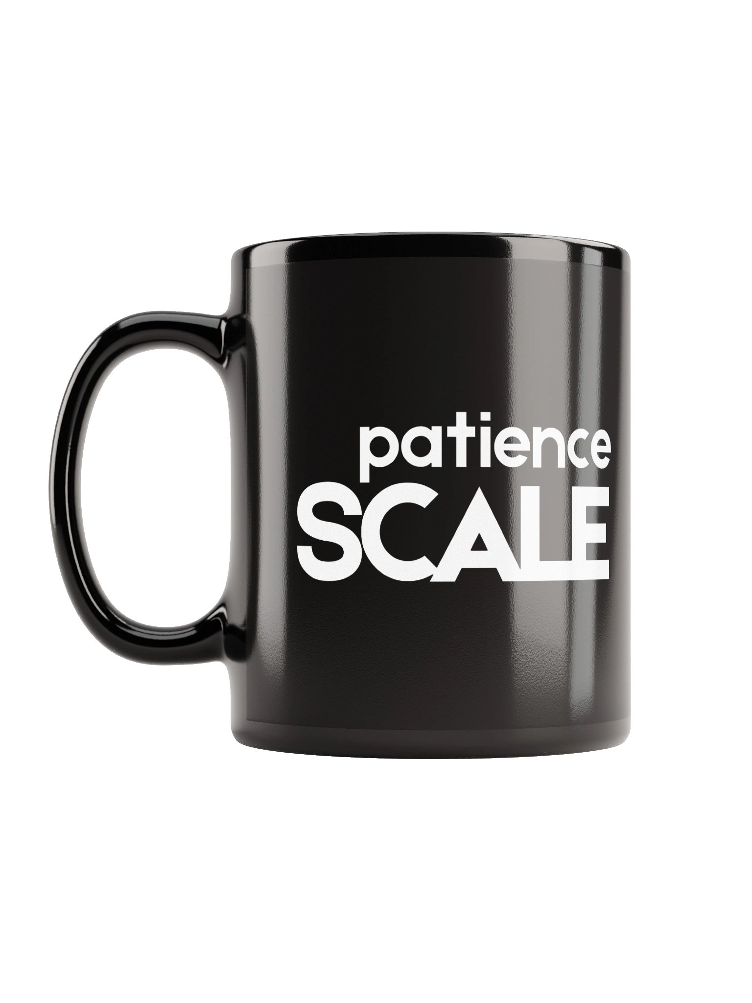 Patience Scale Mug - Minimalist Teacher Humour - Classroom Gift product image (1)
