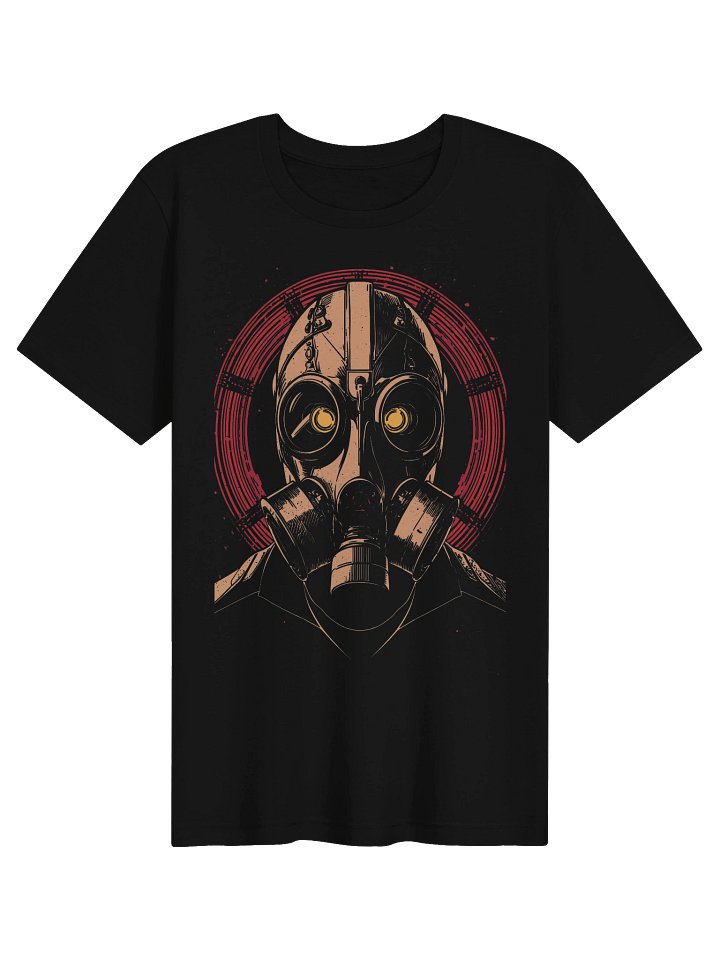 Gas Mask Red Halo Lightweight T-Shirt product image (1)