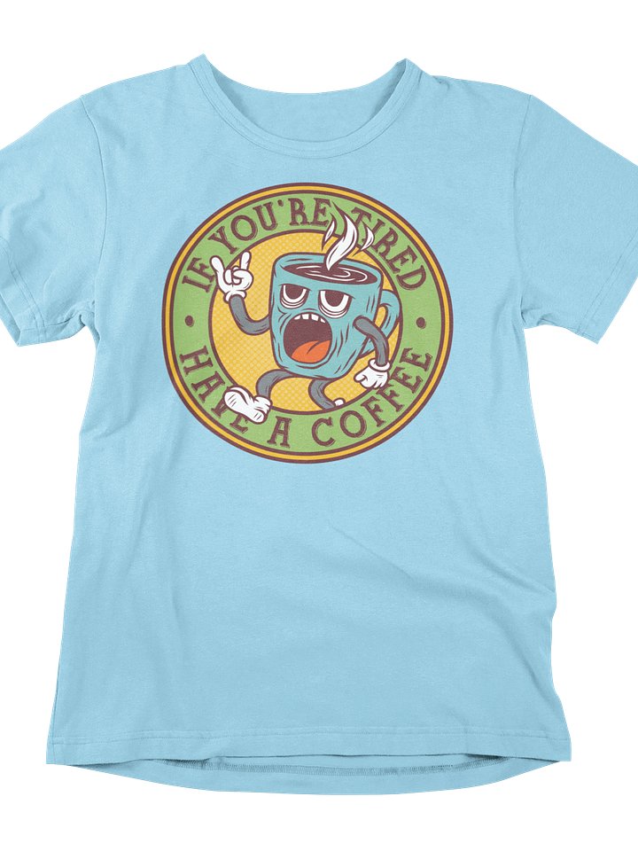 Java Jolt Delight Tee: When Tired Meets Wired! product image (1)