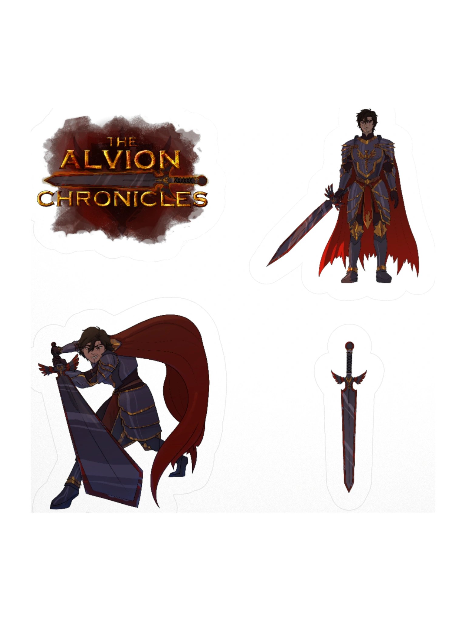 Sir Red Sticker Sheet product image (1)